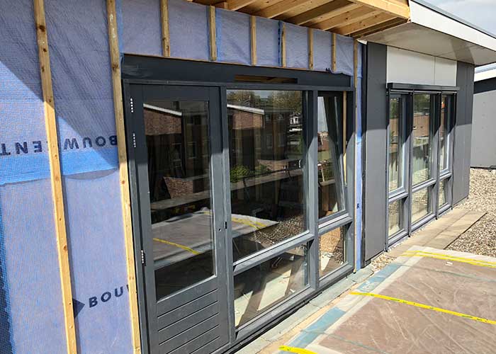 Nieuwbouw van dakopbouw door JR Visser